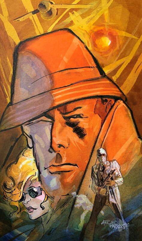 Parras - Lièvre de Mars - Original Illustration