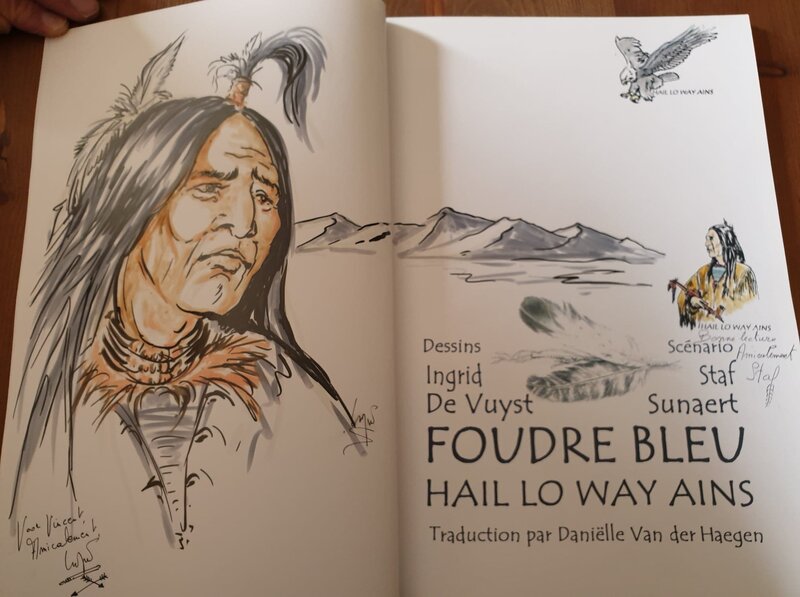 Ingrid De Vuyst, Dédicace dans Foudre Bleu - Sketch