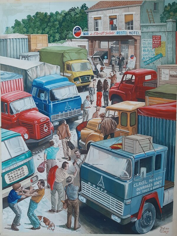 Peinture by Peter Glay - Comic Strip