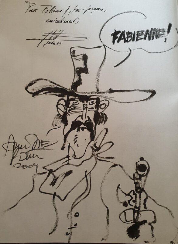 Grzegorz Rosinski, Dédicace dans Western - Sketch