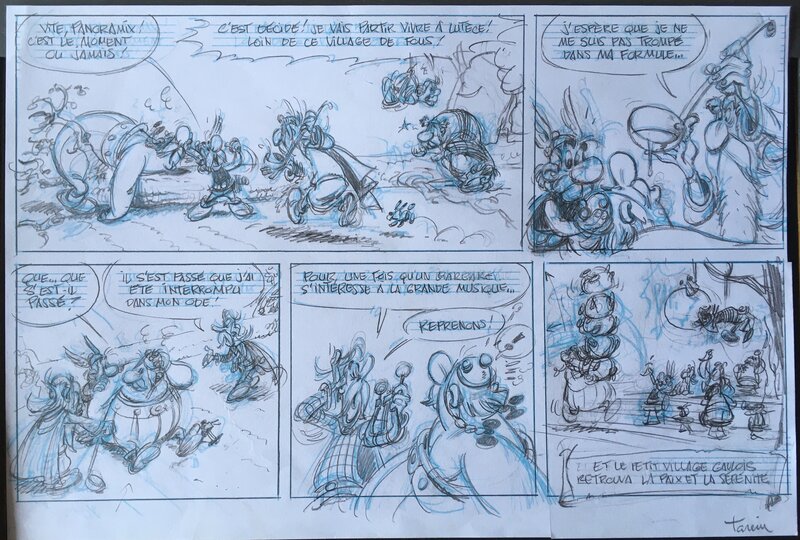 Hommage Astérix by Fabrice Tarrin - Comic Strip