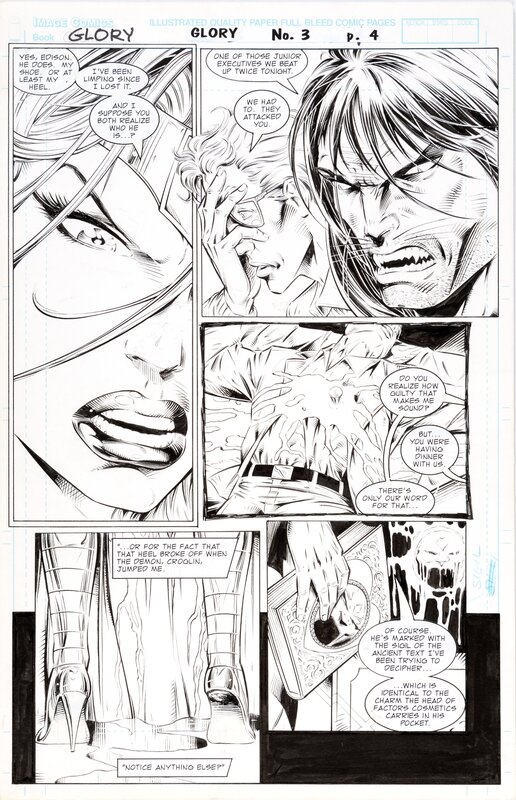 Glory #3 Page 4 by Mike Deodato Jr. - Comic Strip