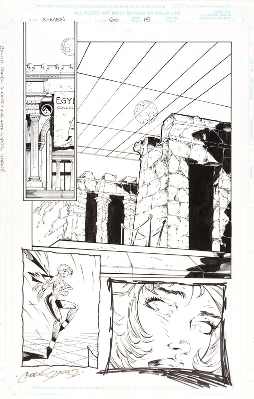 X-Men #60 Page 15 par Cedric Nocon - Planche originale