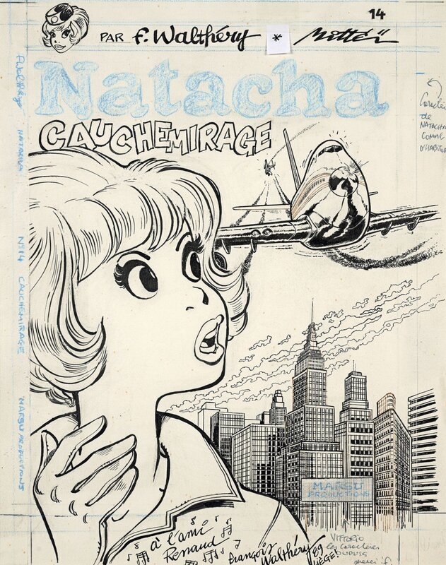 François Walthéry, Natacha : Cauchemirage - Original Cover