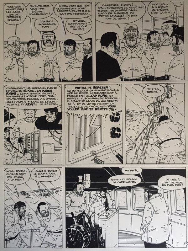 Dubois, Mérite Maritime, planche n° 9, 1992. - Comic Strip