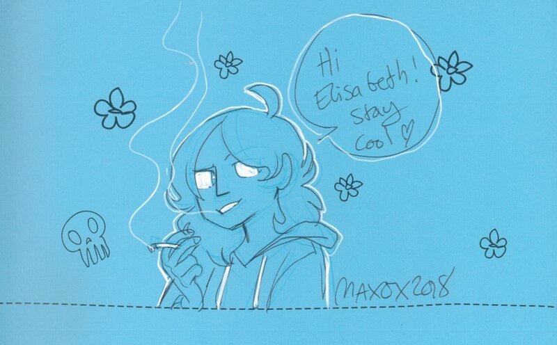 Max Sarin, Dédicace Giant Days tome 3 - Sketch
