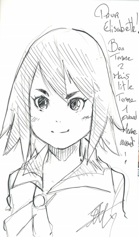 Nicolas David, Dédicace Mechaz tome 2 - Sketch