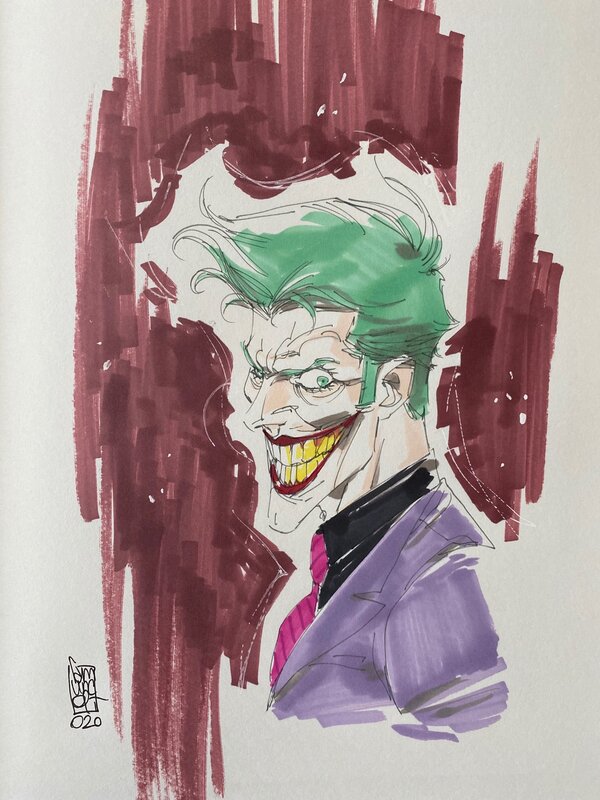 Joker by Giuseppe Camuncoli - Sketch