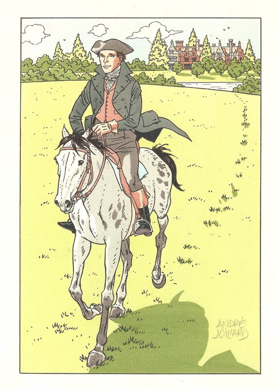 Arno par André Juillard - Illustration originale