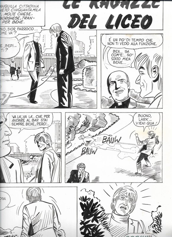 unknown, Le ragazze del liceo - publication et auteur inconnus - Comic Strip