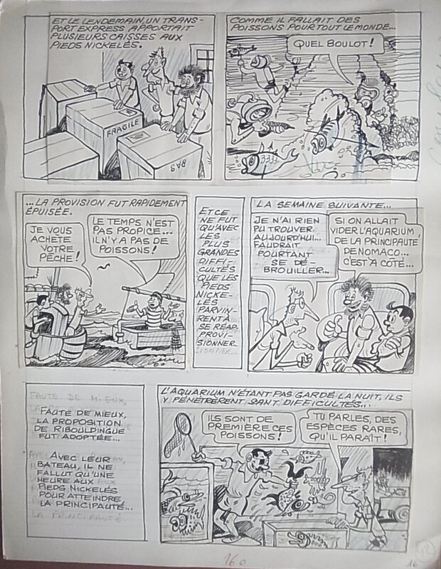 Pellos - Pieds Nickeles super-chamions de la peche - Comic Strip