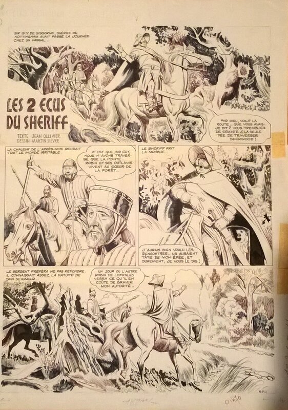 Robin des bois par Eduardo Coelho, Jean Ollivier - Planche originale