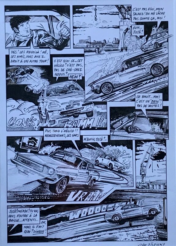 Christophe Dépinay, Bruce Coventry - le pilote de l'ombre p 68 - Planche originale