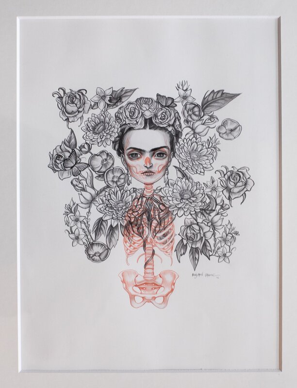 Frida Khalo par Benjamin Lacombe - Planche originale