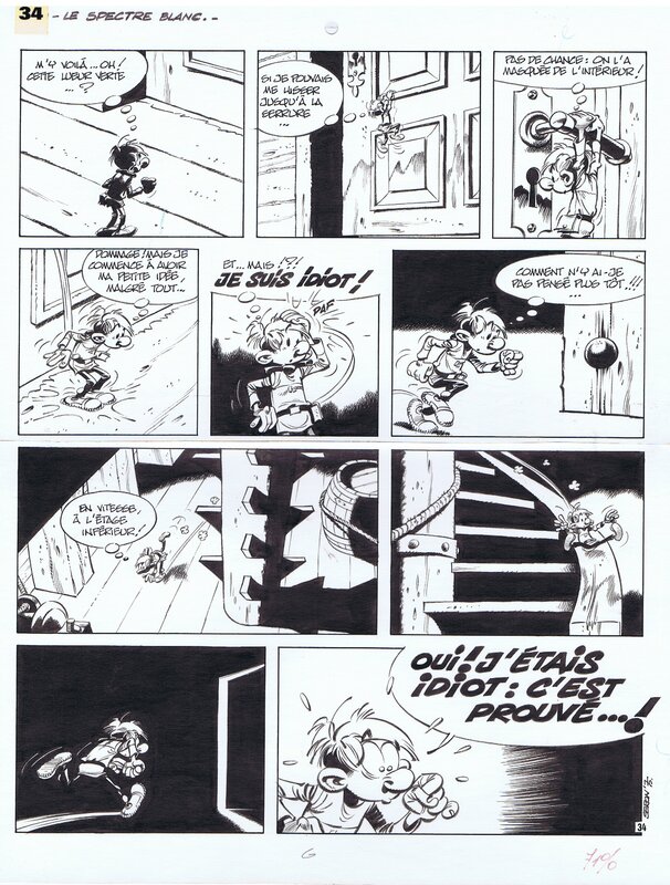 Pierre Seron, Mini-mensjes 6 Het spookschip - Comic Strip