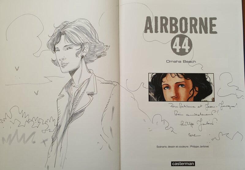 Philippe Jarbinet, Dédicace dans AIRBORNE 44 - Sketch