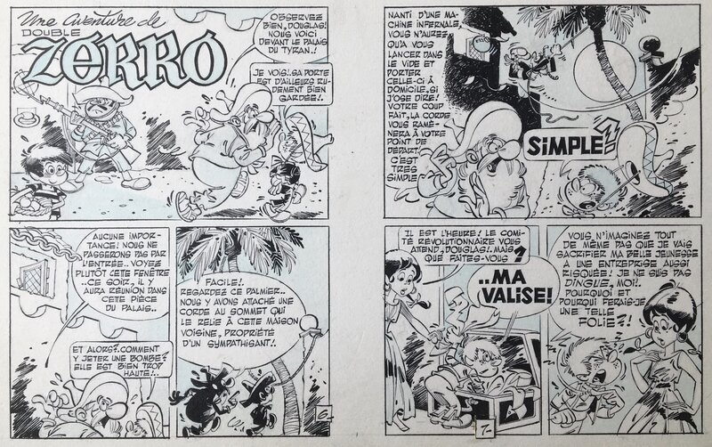 Claude Marin, Double Zerro  Planches 6 à 9 - Comic Strip