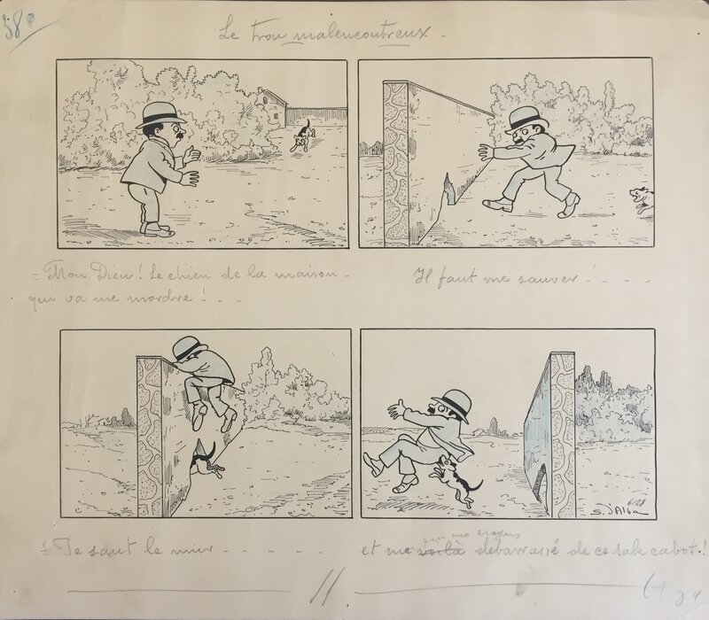 Solar D'Alba, Le trou malencontreux - Comic Strip