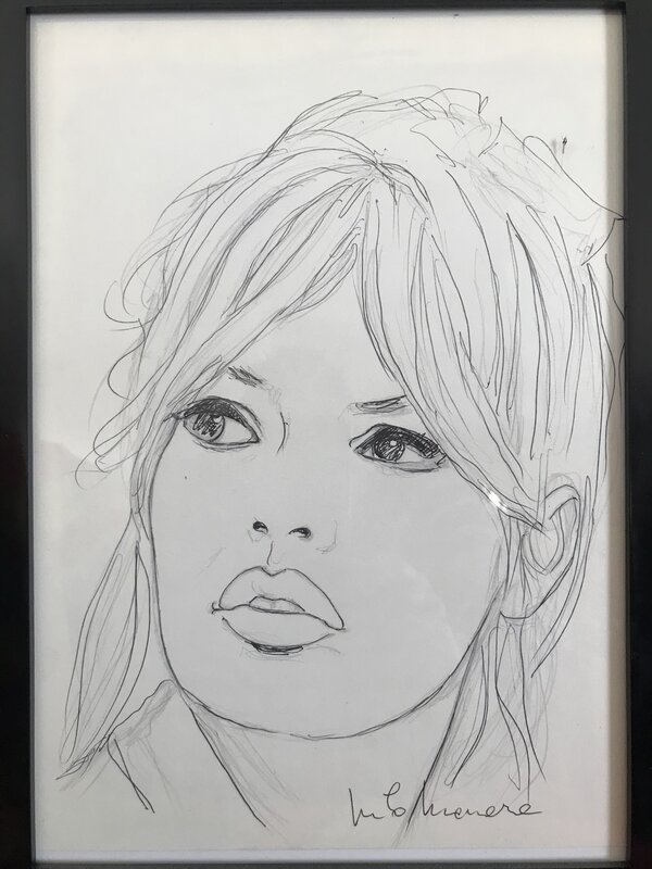 Brigitte Bardot par Milo Manara - Illustration originale