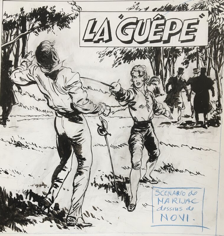 La Guêpe by Marc-René Novi - Original Cover