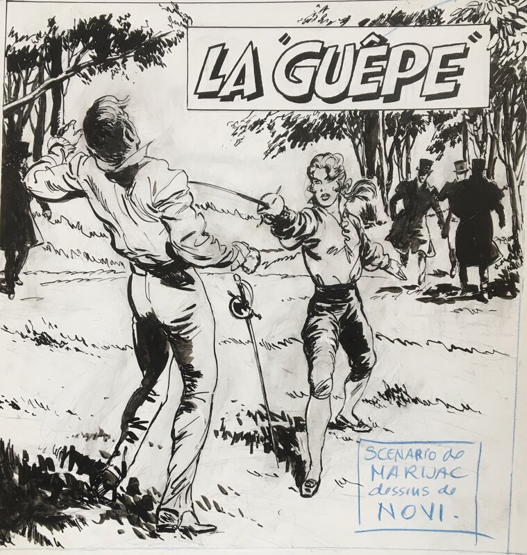 La Guêpe par Marc-René Novi - Couverture originale