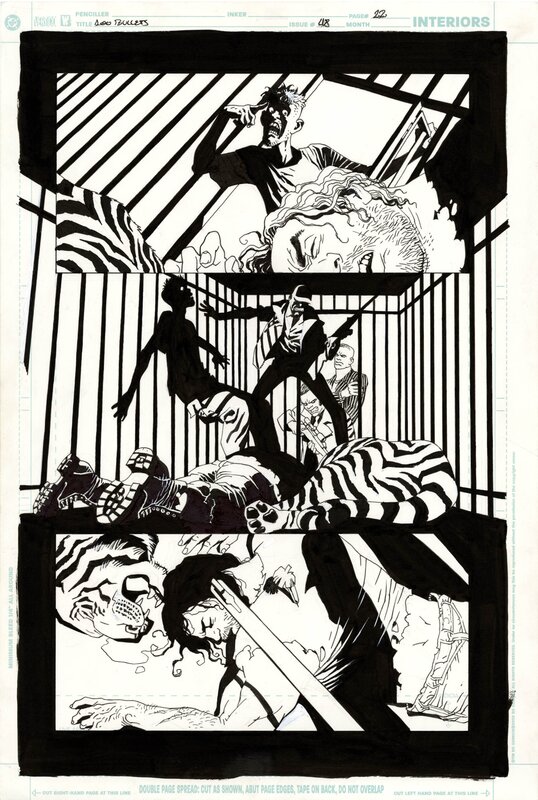 100 Bullets - N°48 par Eduardo Risso - Planche originale