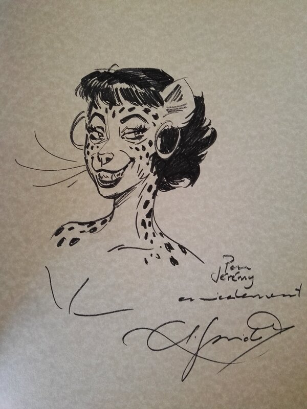 Juanjo Guarnido, Stripteaseuse Blacksad - Sketch