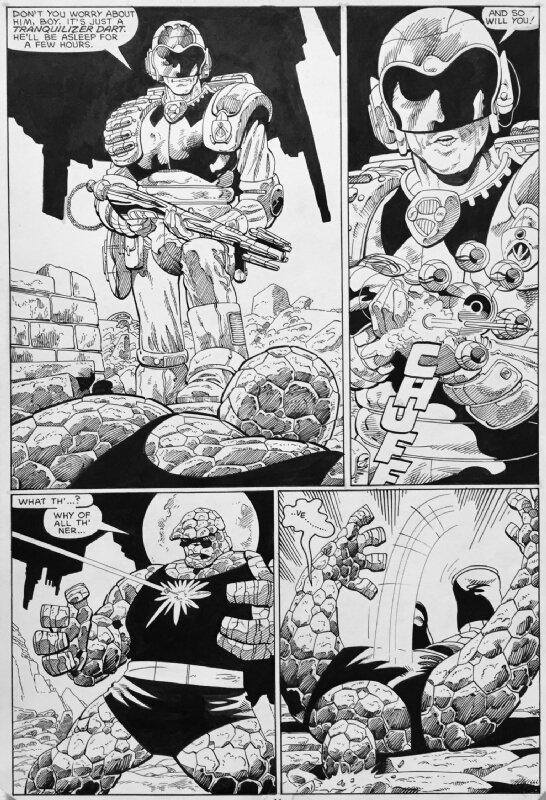 Fantastic Four #274 page 15 by Byrne (Sold) - Œuvre originale