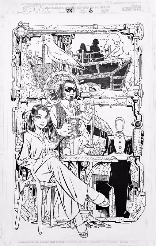 Generation X #28, page 6 by Bachalo (Sold) - Original art