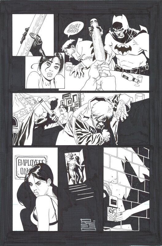 Eduardo Risso, Brian Azzarello, Batman Knight of Vengeance - Planche originale