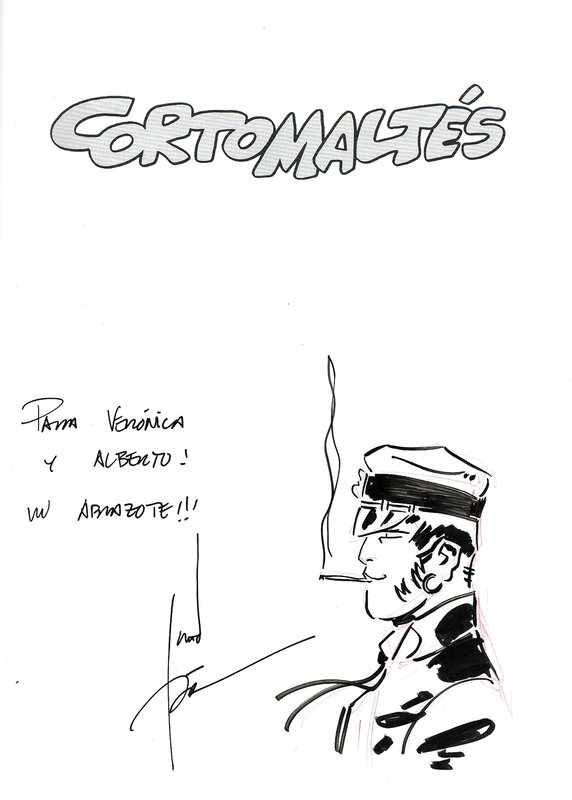 Corto Maltese par Juan Diaz Canales - Dédicace
