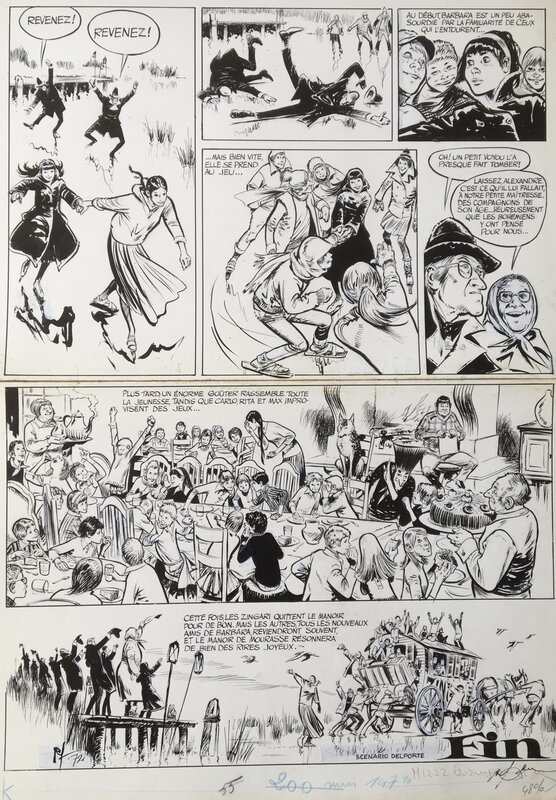 René Follet, Yvan Delporte, Les Zingari La maîtresse du Manoir - Comic Strip