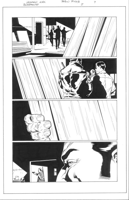Leonard Kirk, Robin Riggs, Bloodhound #5 page 7 - Comic Strip