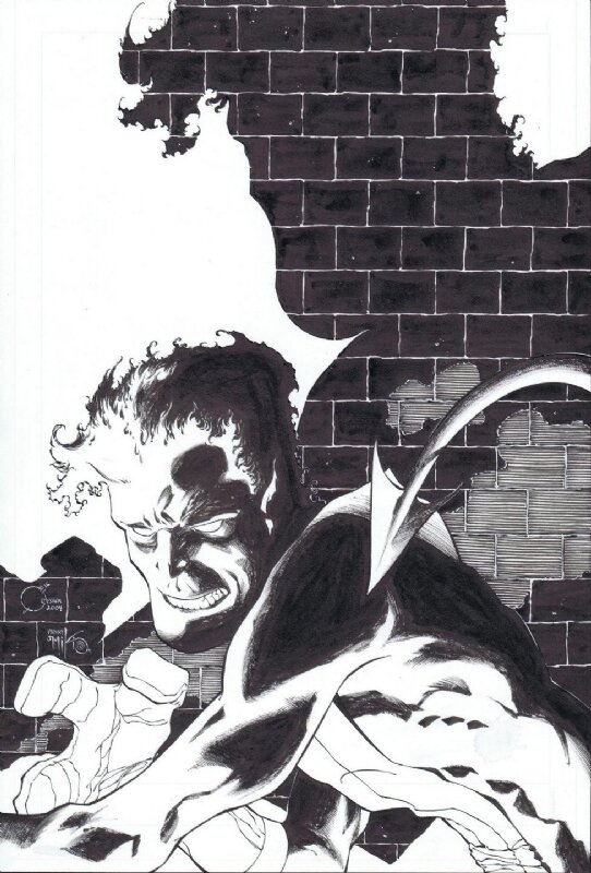 Joe Quesada, Danny Miki, Nightcrawler Pinup by Quesada - Original Illustration