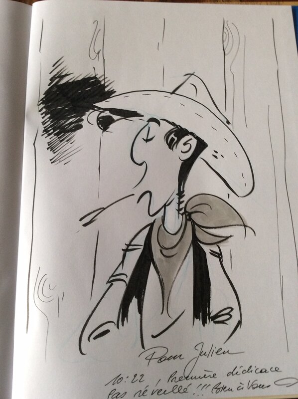 Lucky Luke par Achdé - Dédicace