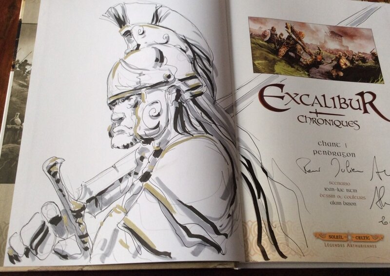 Excalibur Chroniques by Alain Brion - Sketch