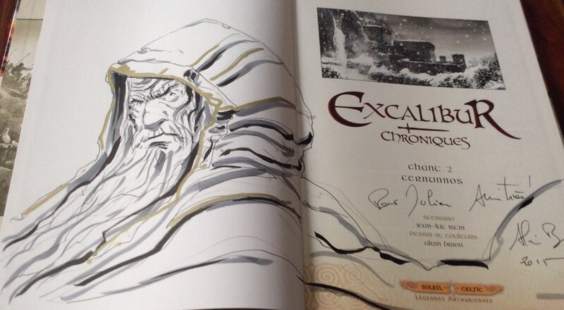 Alain Brion, Excalibur - Chroniques - Sketch