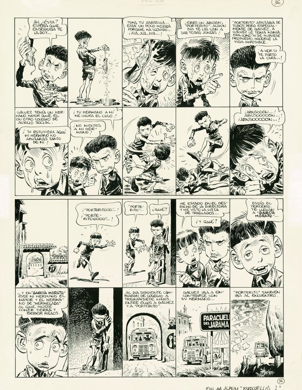 Carlos Giménez, Carlos Gimenez - Paracuellos #1 pág.36 - Comic Strip