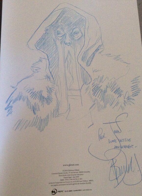 Serpent Dieu by Benoit Dellac - Sketch