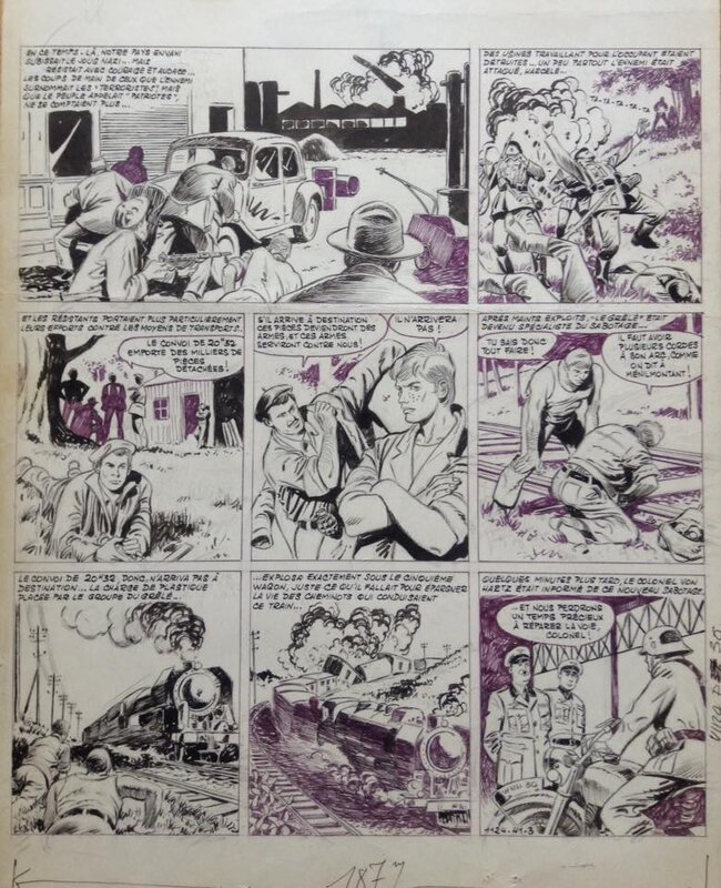 Le Grélé 7/13 par Christian Gaty, Lucien Nortier, Roger Lécureux - Planche originale