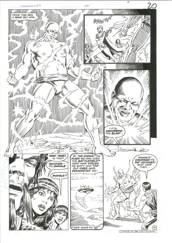Ron Randall, Conqueror of the Barren Earth #4 page 16 - Planche originale