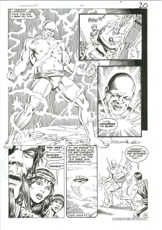 Ron Randall, Conqueror of the Barren Earth #4 page 16 - Planche originale