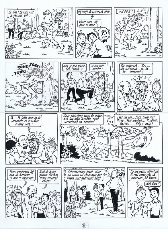 Willy Vandersteen, Studio Vandersteen, Suske en Wiske 216 De wervelende waterzak - Comic Strip