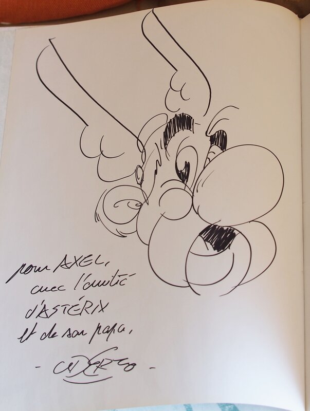 Astérix par Albert Uderzo - Dédicace