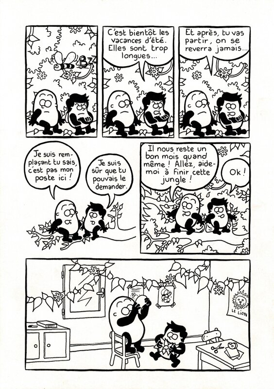 Martin Vidberg, Le journal d'un remplaçant - Comic Strip