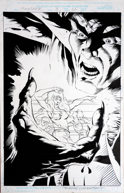 Berni Wrightson, Jimmy Palmiotti, Punisher purgatory issue 3 - Comic Strip