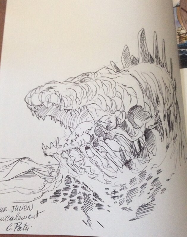Geste Dragon by Christian Paty - Sketch