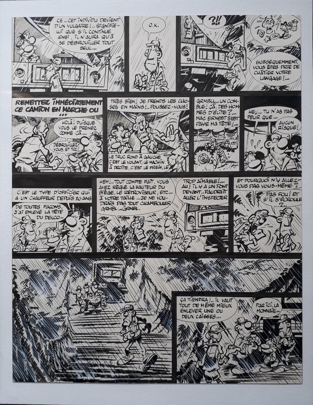 Yann, Didier Conrad, Les Innommables - Shukumei - Planche originale