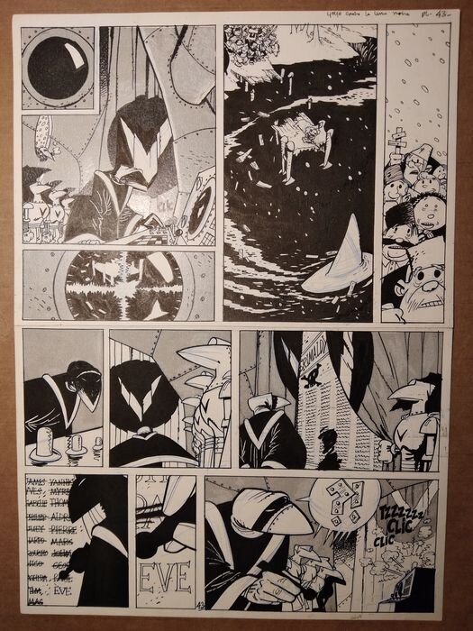 Frank Le Gall, Yann, Yoyo T1 - La Lune noire - 43 - Planche originale