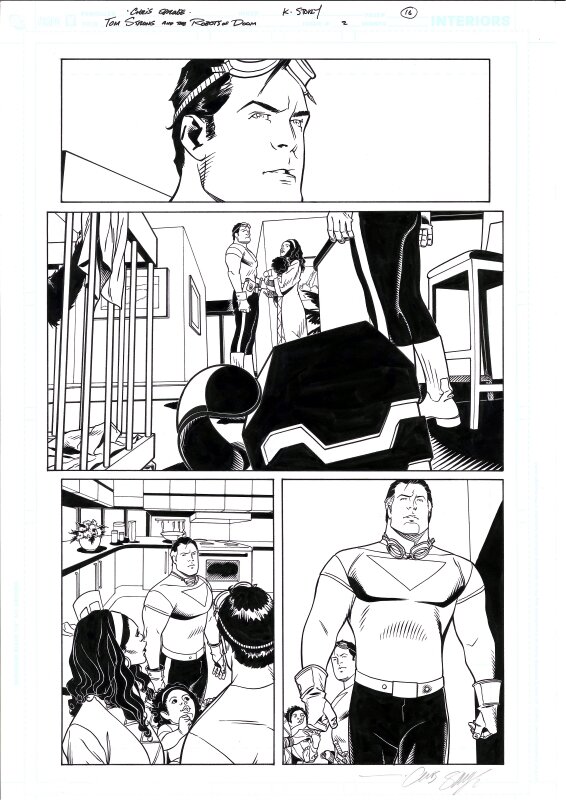 Chris Sprouse, Karl Story, Tom Strong and the Robots of Doom #2 page 16 - Planche originale